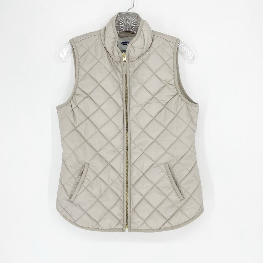 Old Navy Full Zip Puffer Vest Size Small